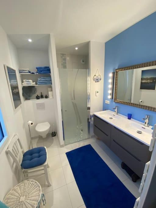 Logement Entier Tout Confort Dans Maison Neuve Locquirec Exterior foto