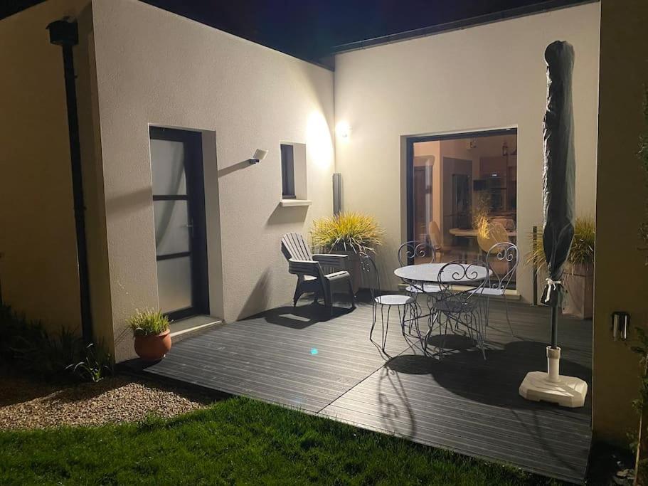 Logement Entier Tout Confort Dans Maison Neuve Locquirec Exterior foto