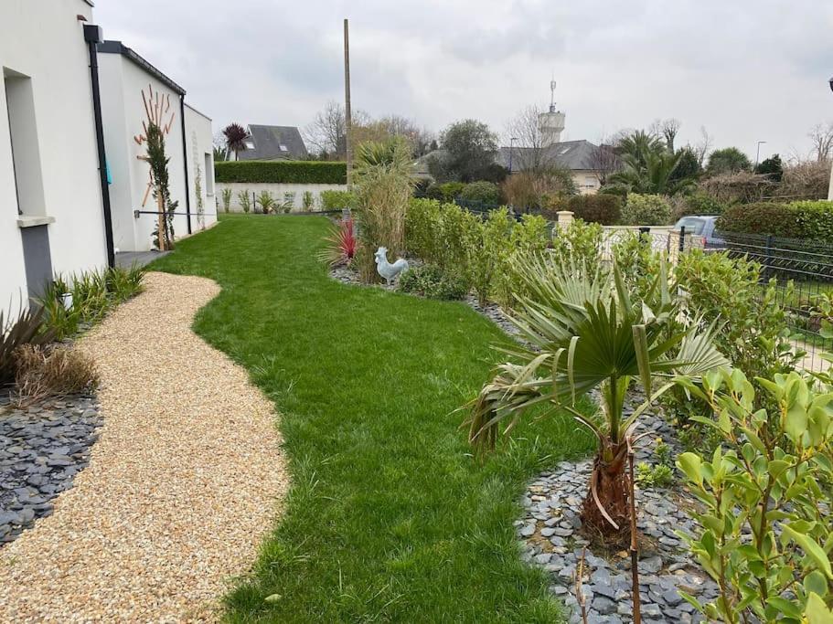 Logement Entier Tout Confort Dans Maison Neuve Locquirec Exterior foto